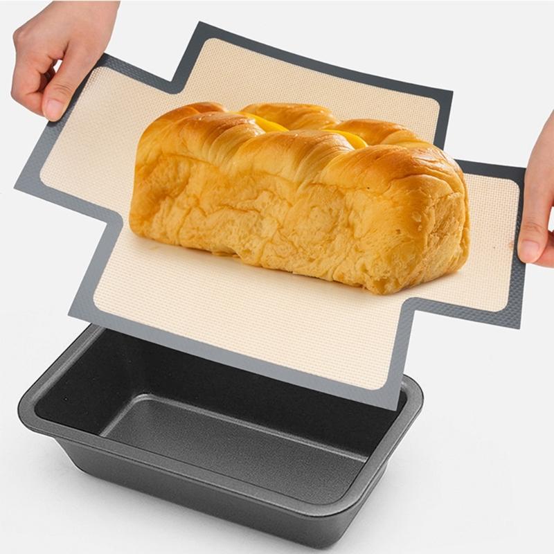 Silicone Baking Mat For Bread Toasts Nonstick Oven Sheet With Heat Resistance Professional Grades Loaves Pan Liner
