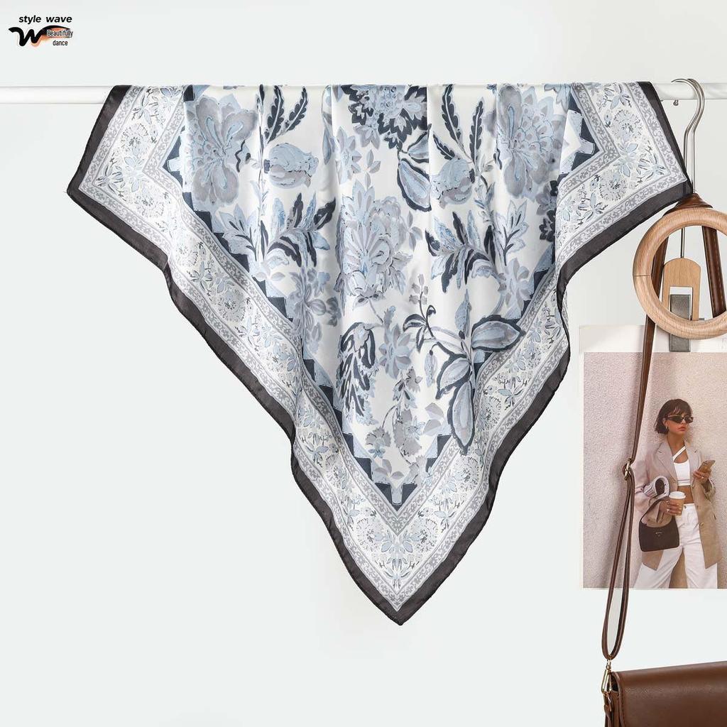 Vielseitiger Faux-Seiden-Schal für Damen, Frühling & Sommer: Elegant, Jugendlich und Sonnenschützend