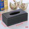 4 Größen Kunstleder Rechteckiger Papierhalter Taschentuchspender Aufbewahrungsbox Auto Wohnkultur Hochwertige Taschentuchbox Rechteck