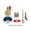Napoleonic Wars Military Soldiers Building Blocks Sets WW2 MiniFigures French British Fusilier Rifles Bagpiper Weapons Kids Toys