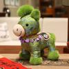 Traditional Chinese Style Plush Toy Horse With 7d Cotton Filling For New Year Gift Decor