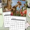 Functional Room Wall Decoration 2027 Funny Giraffe Calendar, Jan.2027-Dec.2027 12-Month Planner, Quirky Animal Calendar with Hilarious Art for