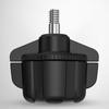 17mm Ball Joint Converter with 1/4Inch Thread Swivel Connector for Connecting Different Brackets & Holders Durable