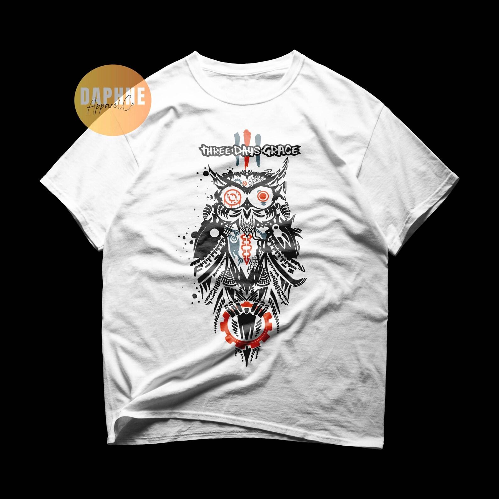 Three Days Grace T shirt: 90s Rock Band Graphic Tee S