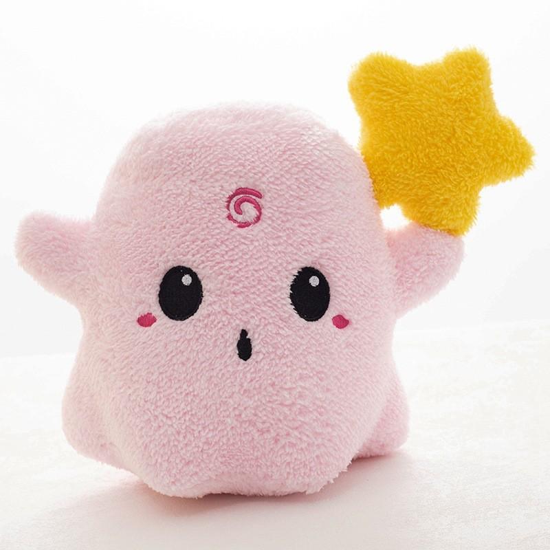 Ghost Plush Colorful Toy Cartoon Stuffed Doll Bedroom Decoration Kids Gift 20cm