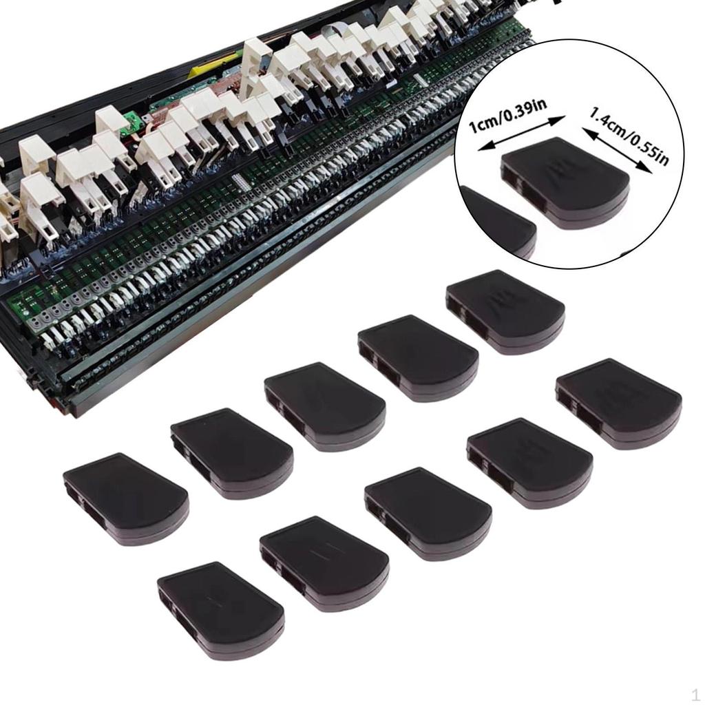 10 kusů gumových kláves pro digitální piano, robustní, lehké, pro údržbu a opravy, pro PX330 PX750