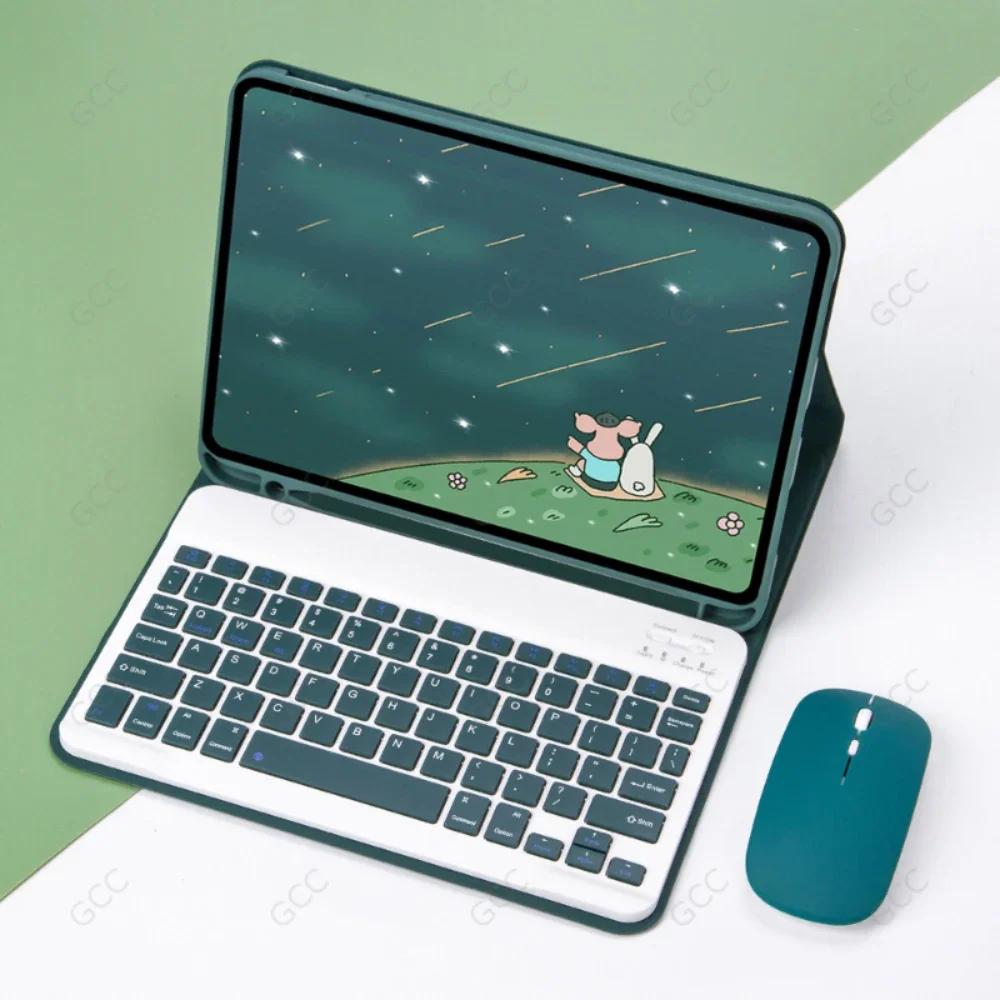 Tastaturabdeckungen für Tablets für Neues iPad 11. Generation A16 2025 Hülle mit Stifthalter für iPad 10. 9. 8. Air 6 5 4 Air 3 Pro 11 4. 3. Generation