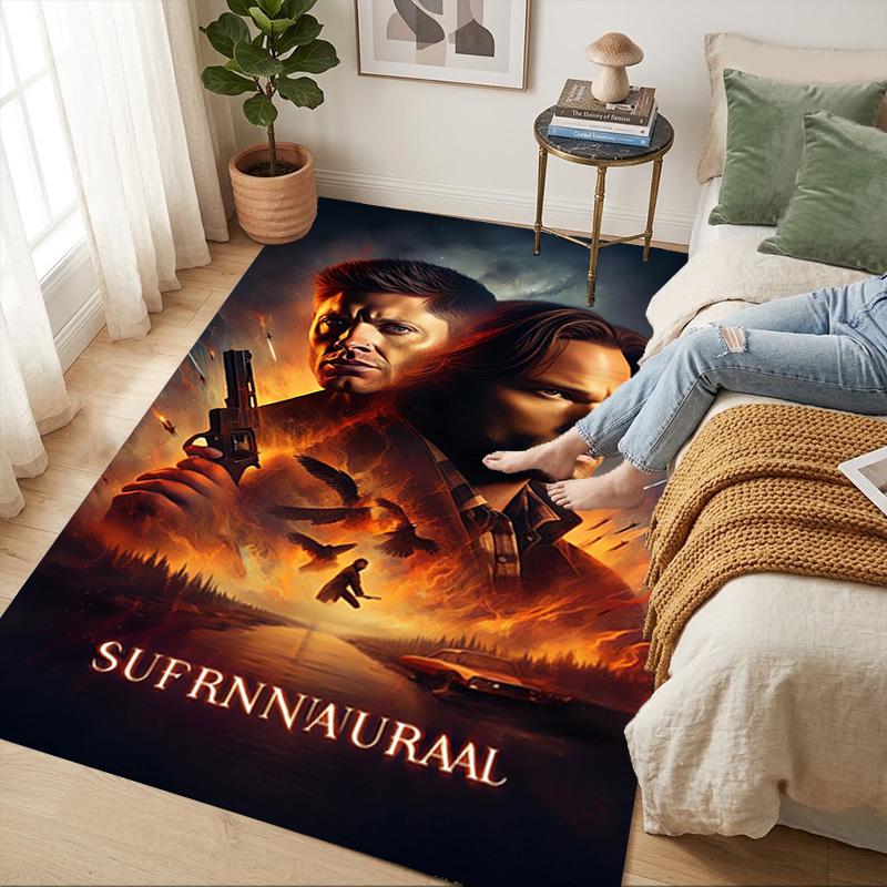 Supernatural Living Room Nonslip Area Rug Soft Carpet For Bedroom Game Playroom Sofa Office Home Decor Doormat Christmas Gift C9262024