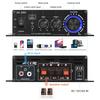 Nobsound Mini Stereo Amplifier, 40W X 2, Independent Treble and Bass Adjustment ±10dB, 155mm Ultra Compact, Blue LED for Car and Home Use
