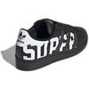 (GS) adidas originals Superstar J Logo 'Black White' Kids' FV3745