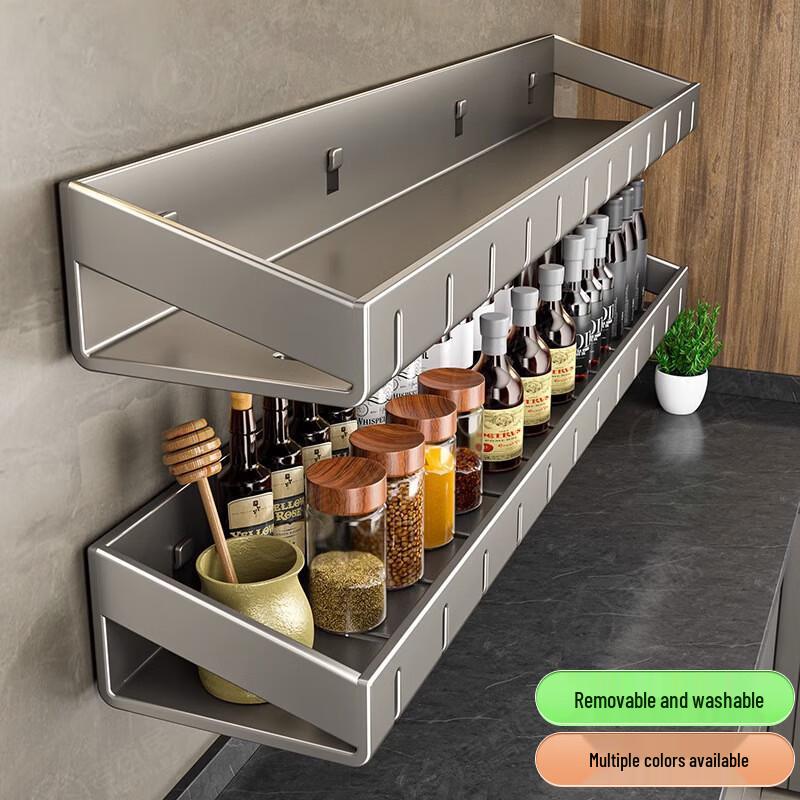 GOWKE Bohrfreies Wandmontiertes Küchenregal