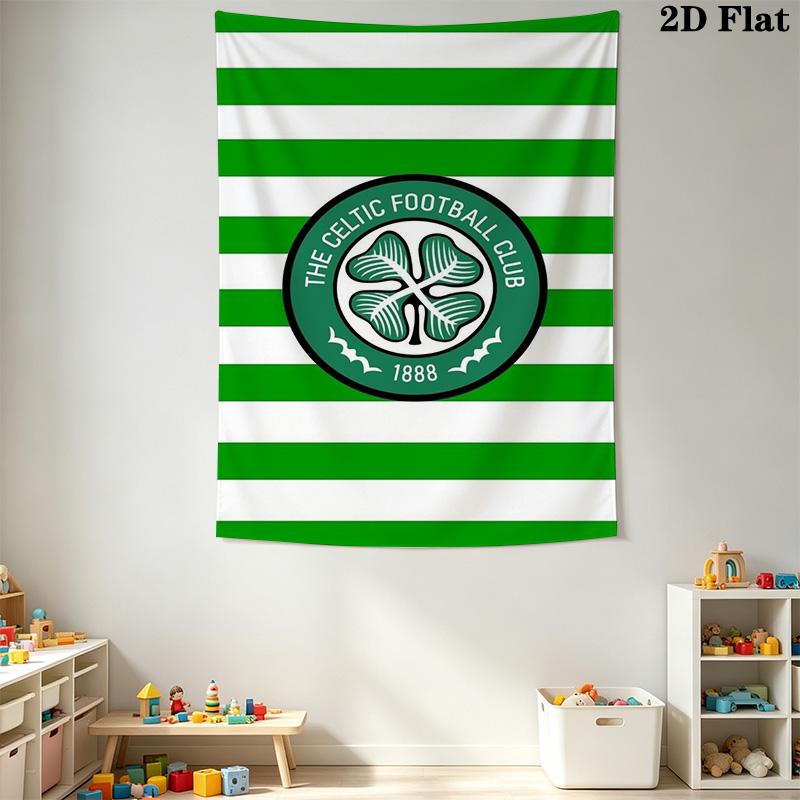 Celtic F.C Muster Heimdeko Wandteppich, Wandbehang, Dekorative Wohnmobil Wandtuch.NGT0928558