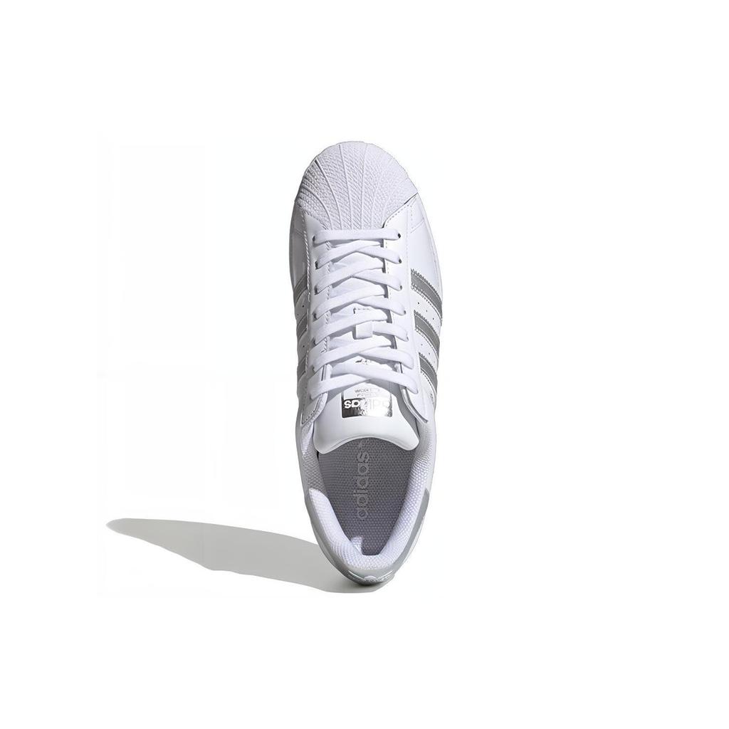 adidas Superstar 'White Silver Metallic' (Unisex) Cloud White / Silver Metallic / Cloud White Skateboard Shoes FX2329