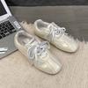 2025 New Color Matching Versatile College Style Moral Training Shoes Women's Spring Fashion Soft-soled Sports and Leisure Forrest Gump Shoes