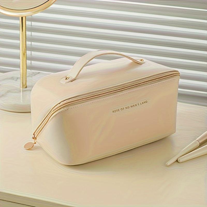 Borsa Cosmetica da Viaggio Grande Capacità Multifunzionale Impermeabile Portatile Organizzatore Trucco con Manico Ideale per Viaggio