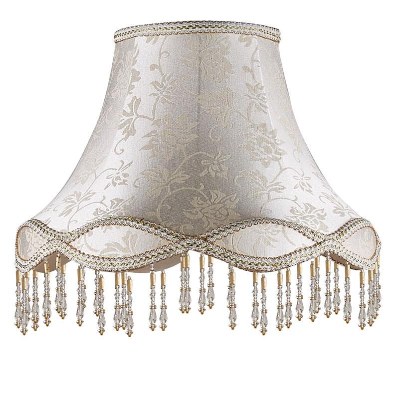 European Style Lampshade Home Decor Retro Light Lamp Cover European Vintage High-End Cloth Art Bead Lace Lampshade
