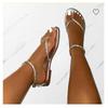 Fashion Exquisite Sparkling Toe - Post Sandals: Elegant Rhinestone Details, Perfect for Casual and Party Wear