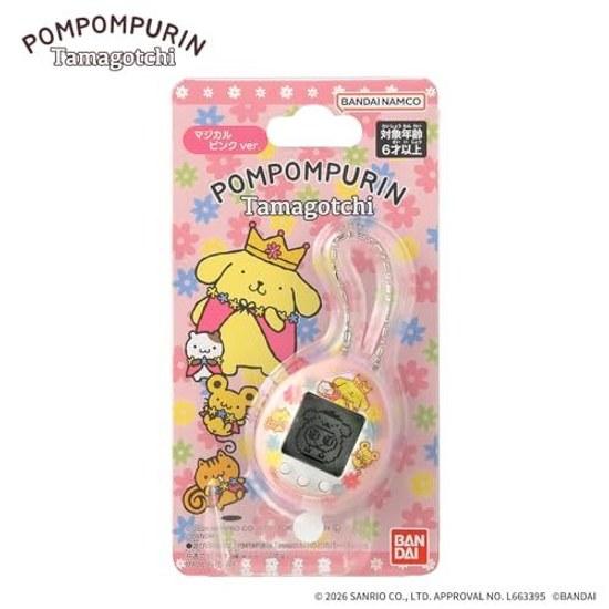 BANDAI POMPOMPURIN Tamagotchi Magical Pink Ver. Recommended Age 6 Years Older Sanrio Characters