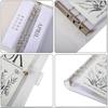 Monthly Saving Challenge Binder Loose-Leaf Binder Budget Binder With Cash Envelopes Money Organizer System For Save Money