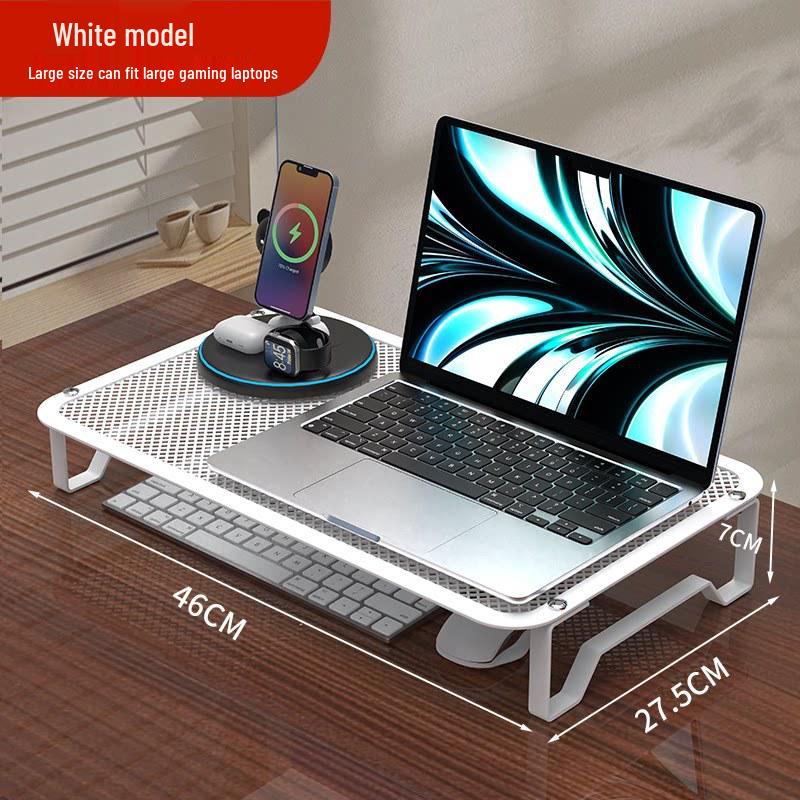Detachable Laptop Cooling Stand: High Temperature-Resistant Riser with Hollow Design for Computers