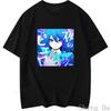 Hot Sale Ropa De Mujer Ado World Tour 2025 Hibana T Shirt 100Cotton Short Sleeve Anime Shirt Japan Fashion Gothic Y2k Clothing