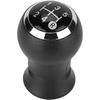 Aramox 5 Speed Gear Shift Knob, ABS and PU Material, Compatible with 2005-2010, Black Manual Transmission Shifter Head