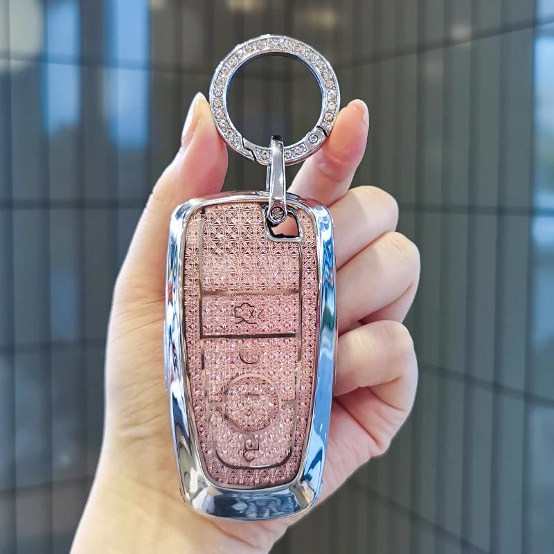 Suitable For Ford Mondeo Keycase Bronco Focus Escort Edge Plus Explorer Escape Mustang Keycover Keyshell Keychain Car Key Bag