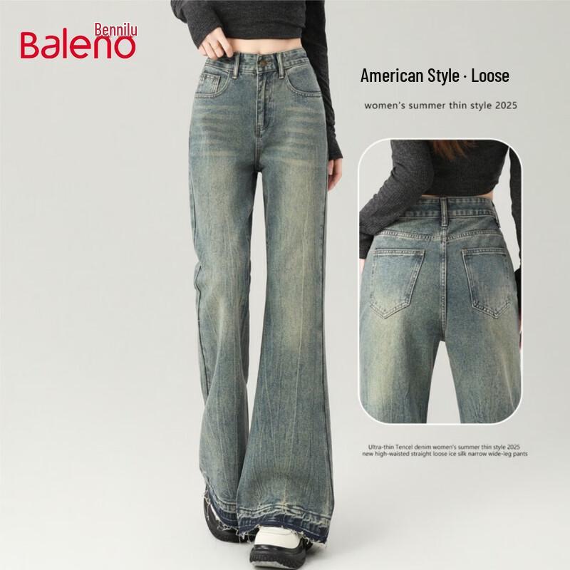 Baleno Women s Retro Flared Jeans M