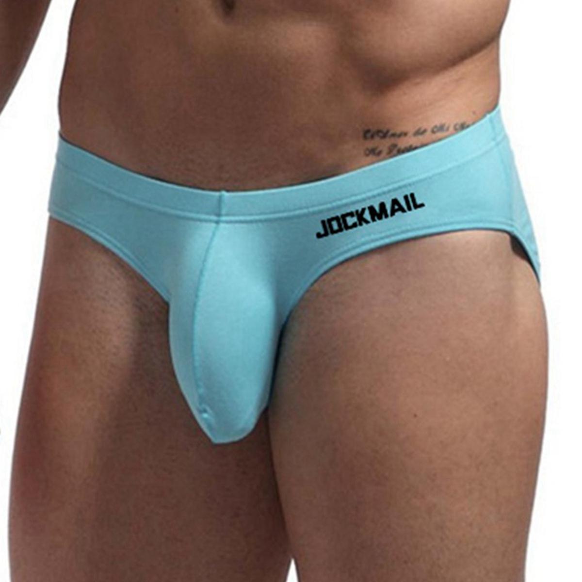 

Трусы JOCKMAIL, хлопковые спортивные дышащие удобные трусы с низкой талией, большой чехол для мошонки, повседневные мужские трусы, нижнее белье