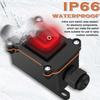 MKBKLLJY Inline Cord Switch IP66 Waterproof AC 16A 250V / AC 20A 125V Outdoor