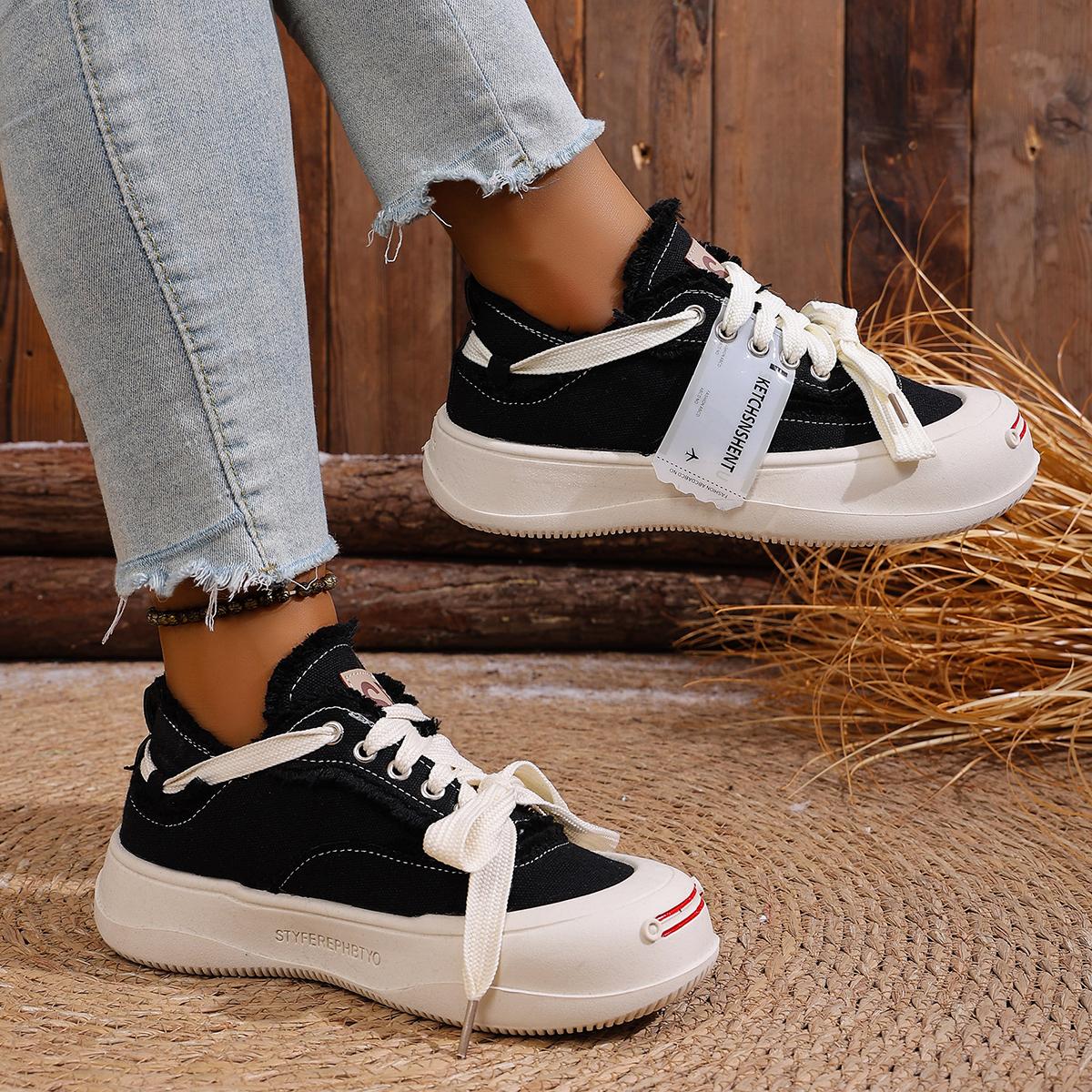 

Fashion New Women Sneakers Mesh Breathable Platform Sneakers Women Casual Lace Up Outdoor Women Shoes Low Top Sneakers Zapatos De Mujer 35