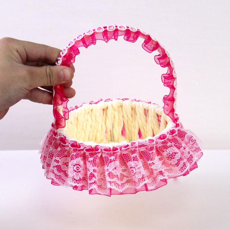 Children's Luminous Kitten Plush Doll Flower Basket - Perfect for Girl's Birthday or Christmas Gift