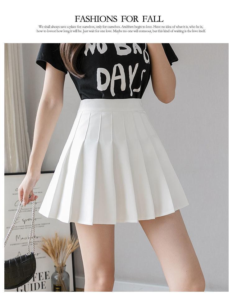 

Coffee-coloured Wool Skirt for Women Autumn Brown High-waisted Short Skirt Autumn Winter Petite A-line Casual All-match Versatile Pleated Skirt 3XL