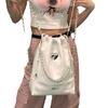 Fashion, Leisure, Commuting, Large-Capacity Bag, Women'S Simple Backpack, Niche Texture Messenger Bag