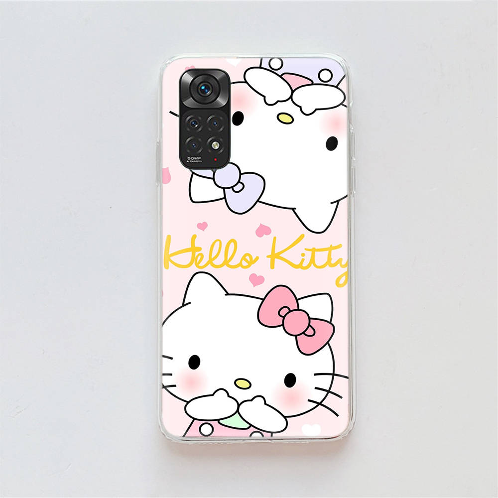 Husa Hello Kitty Girl KT59 pentru Samsung A04 A14 A23 A34 A54 M23 M33 M52 M53 Realme 10 9 C30S C35 C55 VIVO Y02S Y21 Y33S Y51 X80 Pro Husa transparenta