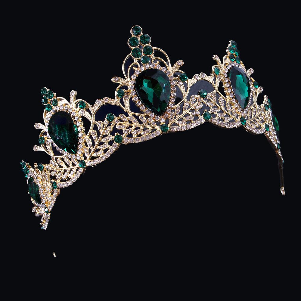 

Барочная тиара-капля с бриллиантами, принцесская, в том же стиле, что и свадебная тиара в Европе и Америке, для выступления в день рождения