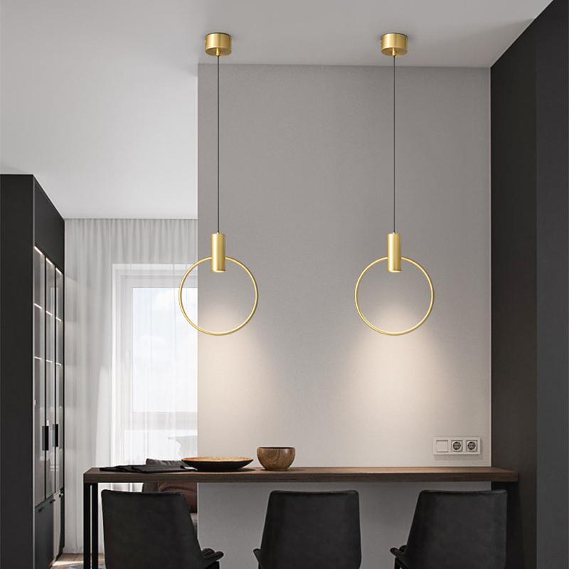 Nordic LED Pendant Light Hanging Lamp Indoor Lighting Home Decoration Living Room Bedroom Bedside Dining Tables Modern Light