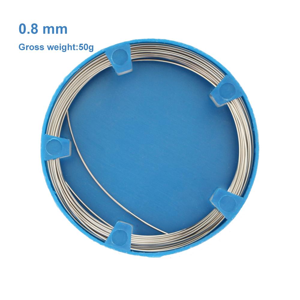 Zahnkieferorthopädie Edelstahl Bogendraht Zahnmedizin Bogendraht Zahnarztmaterialien Chirurgische Instrumente 0,5-1,8 mm Oral