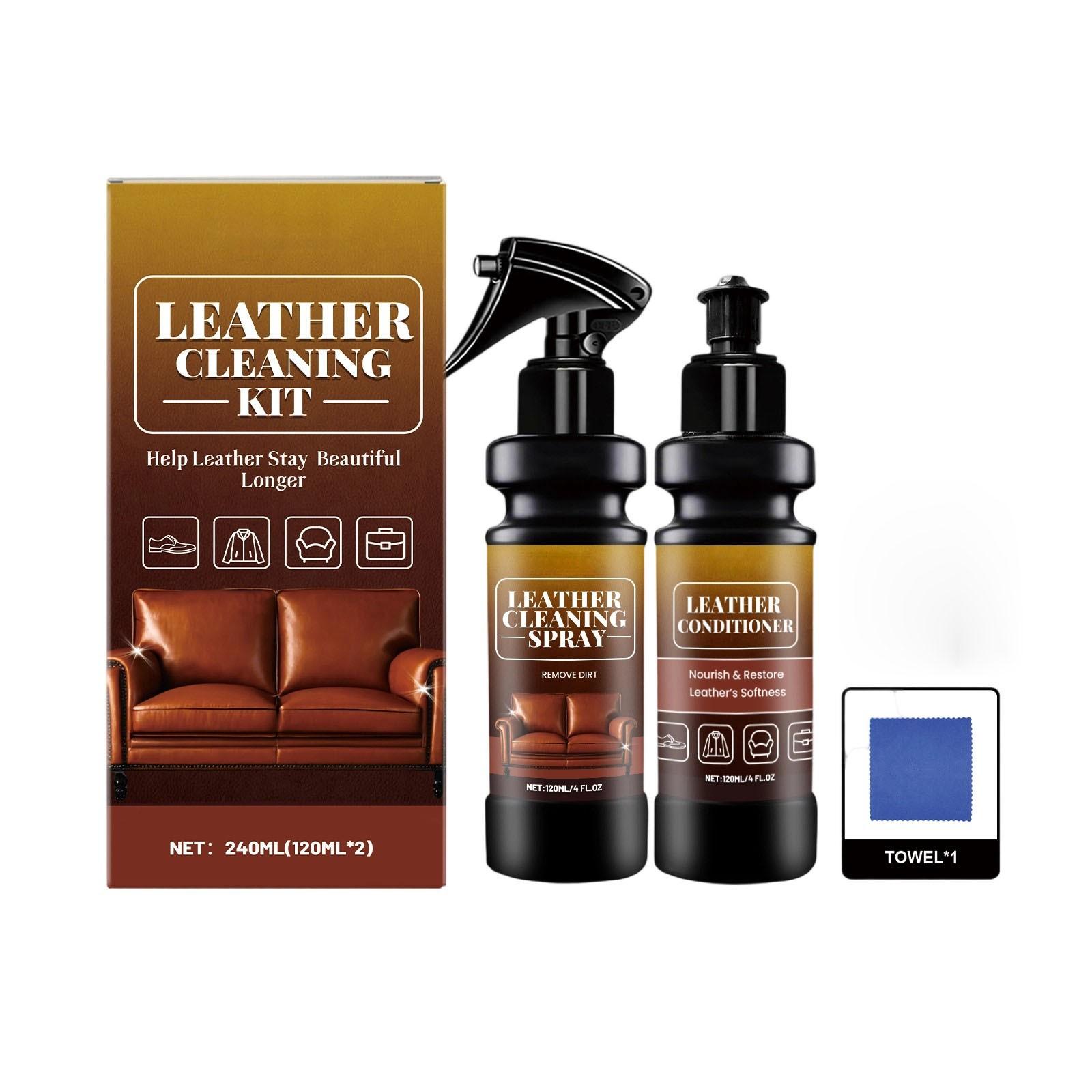 

Очиститель кожи; Набор по уходу за кожей; Набор для чистки и ухода за кожей(120мл)