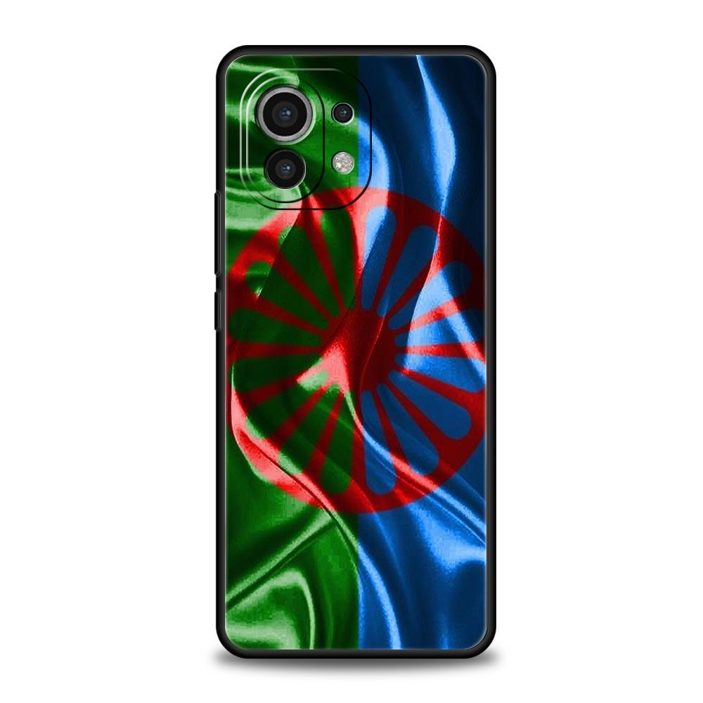 Phone Case For Xiaomi Mi 15 14 13 12 11 Lite 14T 13T 12T 11T Pro Poco X6 X5 X3 Pro F6 F5 F4 Gypsy Flag Sinti&Romanies Cover