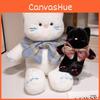 Cat Tie Bow Plush Toy Animal Dolls Pp Cotton Home Decortion Kids Birthday Gifts