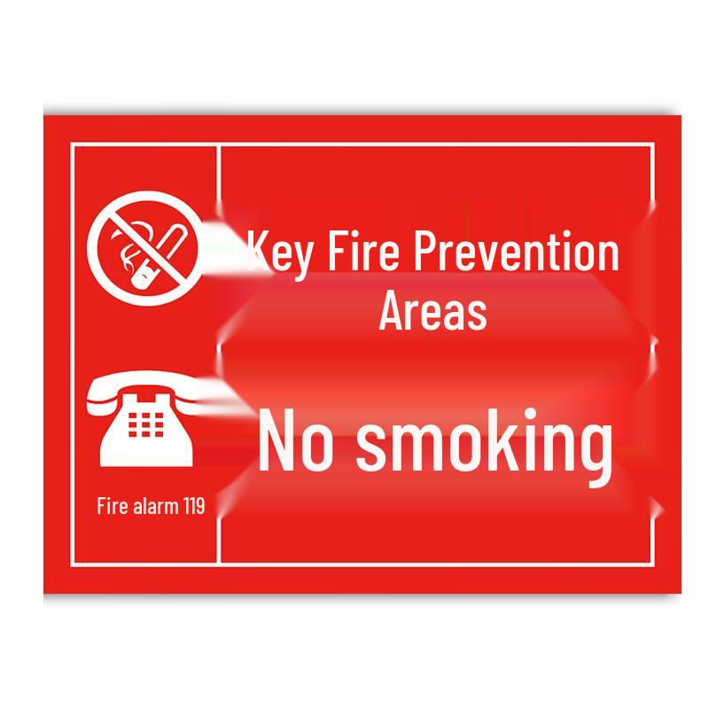 Aluminum Key Fire Protection Area Sign