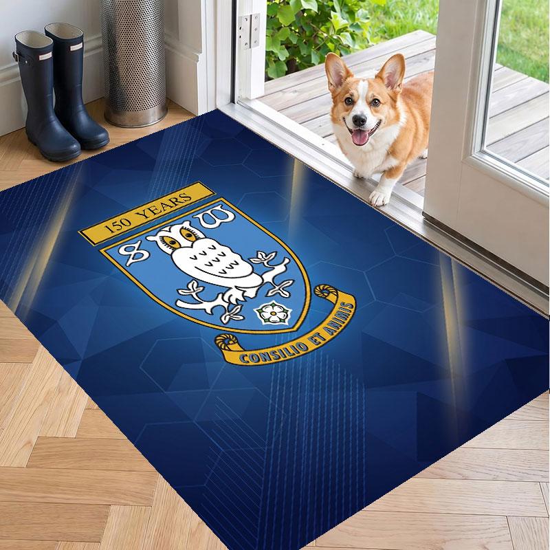 Soft Floor Carpet Sheffield Wednesday Pattern Area Rug Decorative Mat For Home Room Decoration