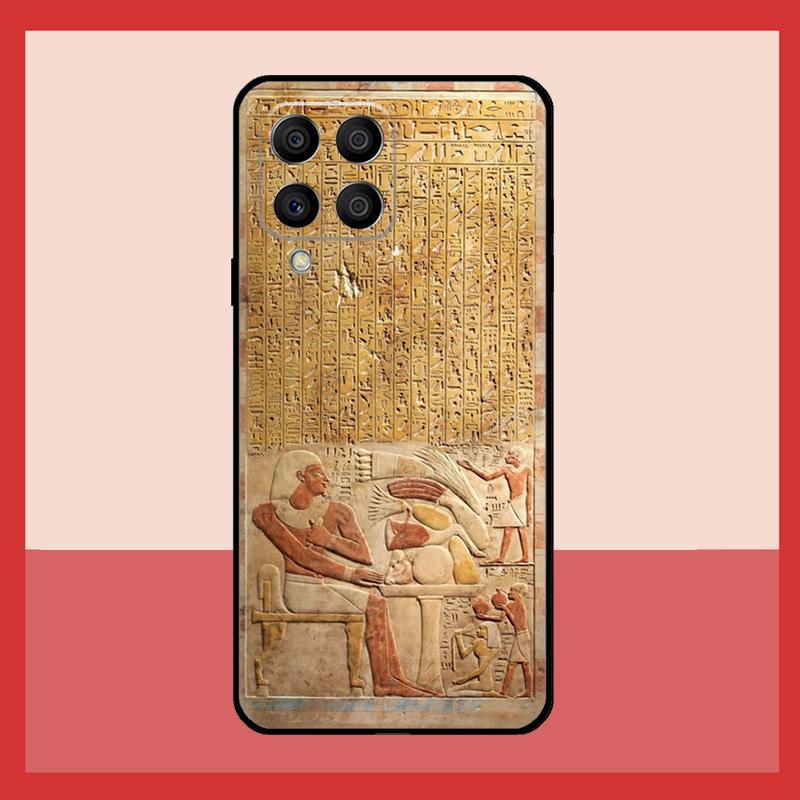 Egyptian Hieroglyphics Symbols Case For Samsung Galaxy M11 M31 M14 M34 M54 M12 M32 M52 M15 M13 M06 M16 M36 M56 M53 M35 M55