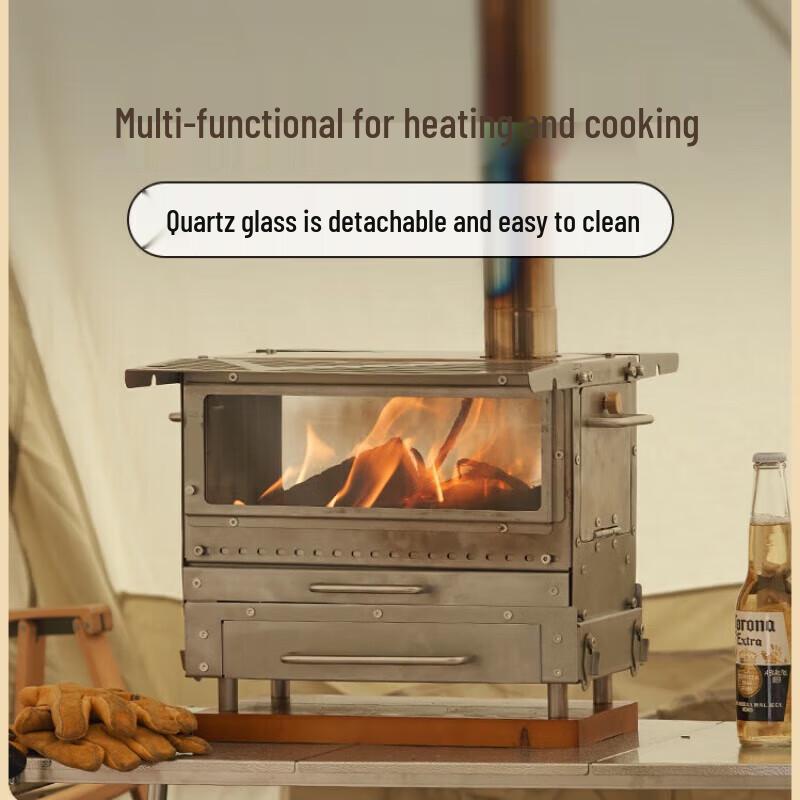 Mobi Garden NX22666034 Stainless Steel Camping Wood Stove