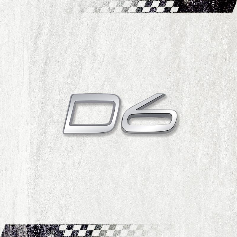 3D Car Sticker D5 D4 D6 D3 D2 Emblem Metal Rear Badge Decal For Volvo XC60 XC90 XC40 XC70 S80 S90 S60 V90 V60 V40 V70 B5 B4 AWD