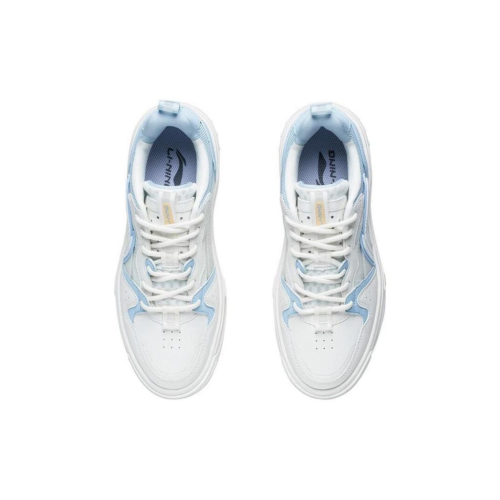 Li Ning Textile, Synthetic Leather Slip Resistant, Abrasion Resistant, Height Increasing Low Top Skateboard Shoes AGCT144-1