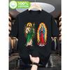 Ladies' Faith T-shirt Round Neck Casual Top Made of Pure 200g Heavy Duty, Perfect for Church Wear, Casual, and Prayer - Ideal Religious Gift