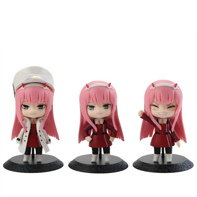 Colorful Darling In Franxx Action Figures Toy For Gift 3pc Set