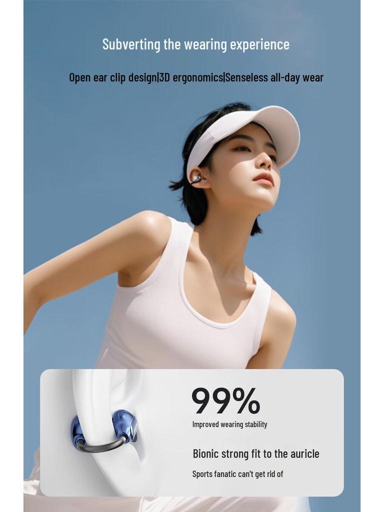 Philips TAQ3020 Bluetooth Ear-Clip Headphones